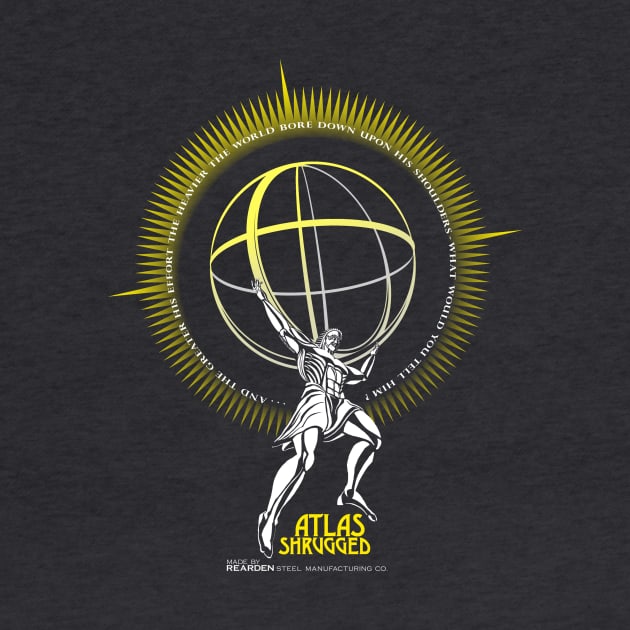 Atlas Shrugged retro Objectivism Symbol by DDGraphits